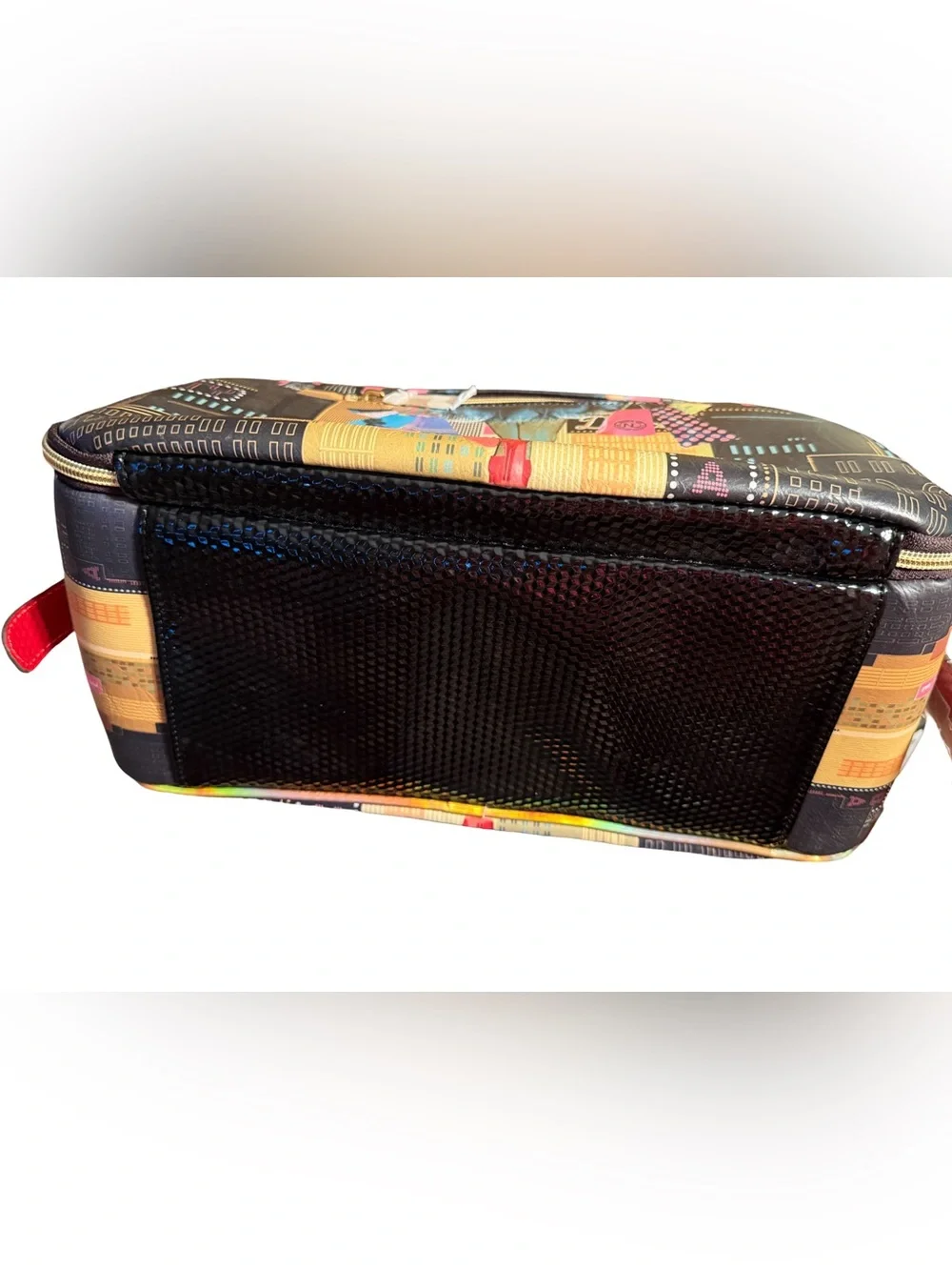 Nicole Lee NWOT Novelty Retro Multi-Color Top-Handle Satchel Crossbody (P249)